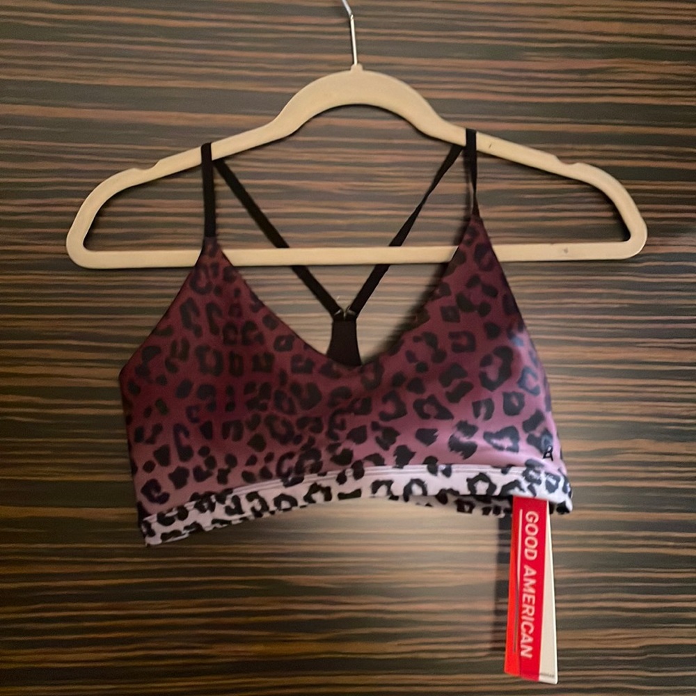 NWT Good American Sports Bra